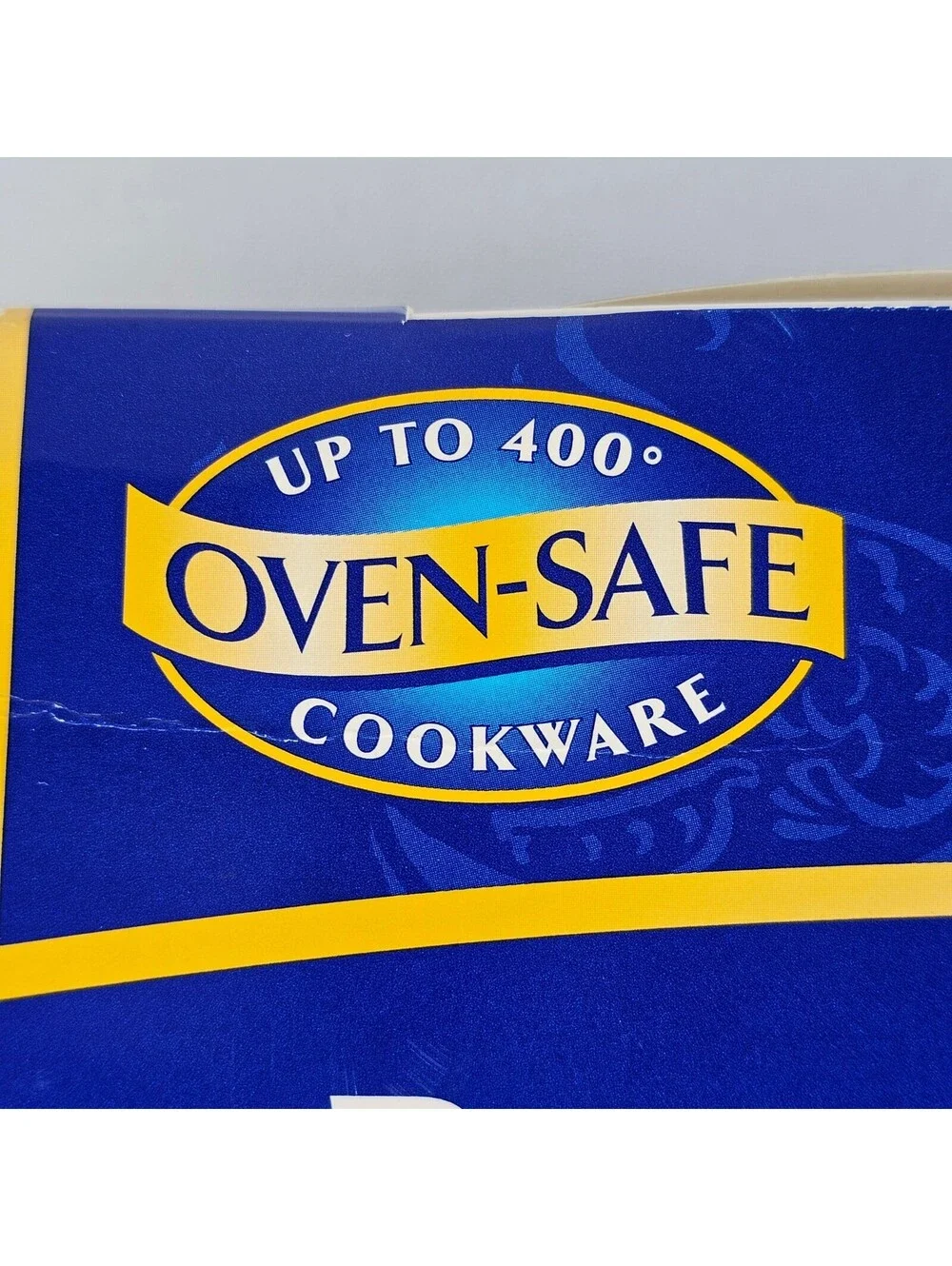 Vtg Reynolds Pot Lux Oven Ready Cookware 13x9 Pan  Lid Disposable Reusable White